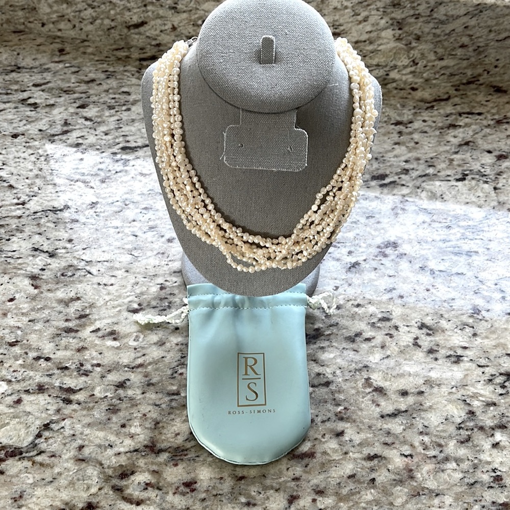 Ross-Simons 8 stand cultured pearl necklace